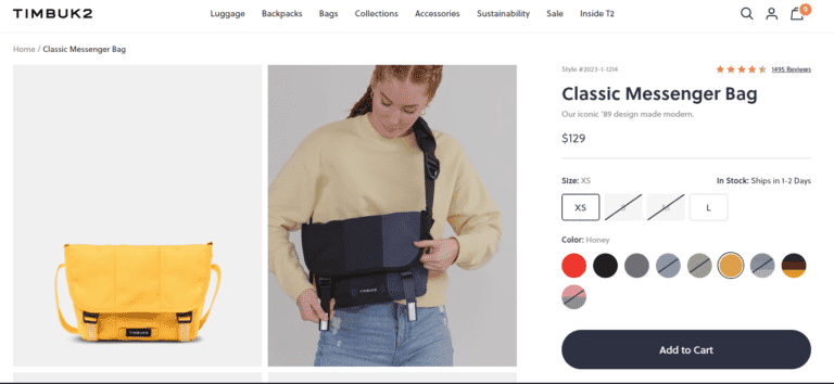 Timbuk2 product page