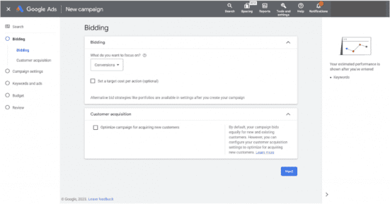 google ads screenshot